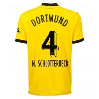 Camisa de time de futebol Borussia Dortmund Nico Schlotterbeck #4 Replicas 1º Equipamento 2023-24 Manga Curta